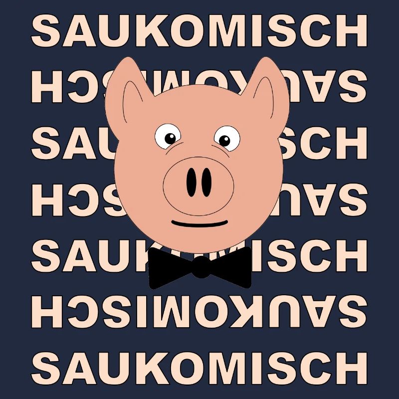 Lustiger Schweinekopf