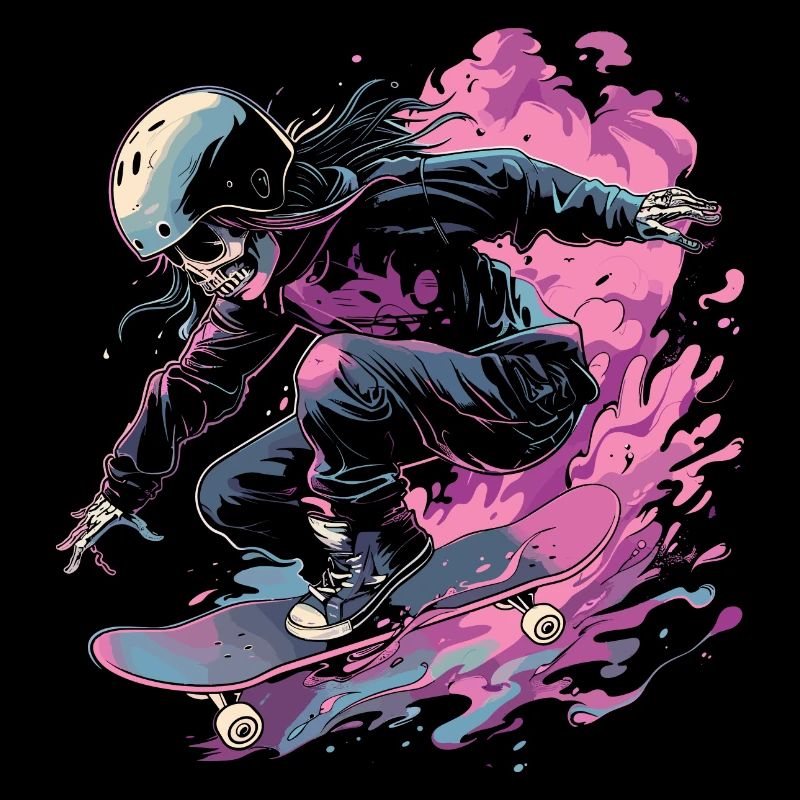 Skateboarder Mädchen