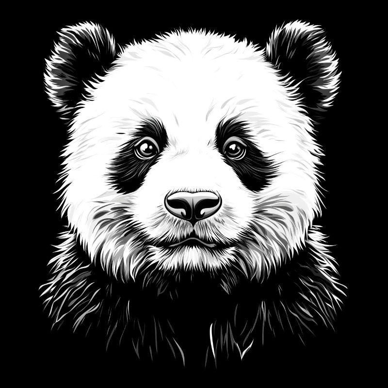 Panda Portrait Pandabär Bär Tier Tiere