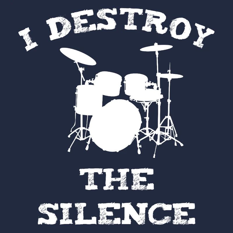 Rocking drummer with a statement