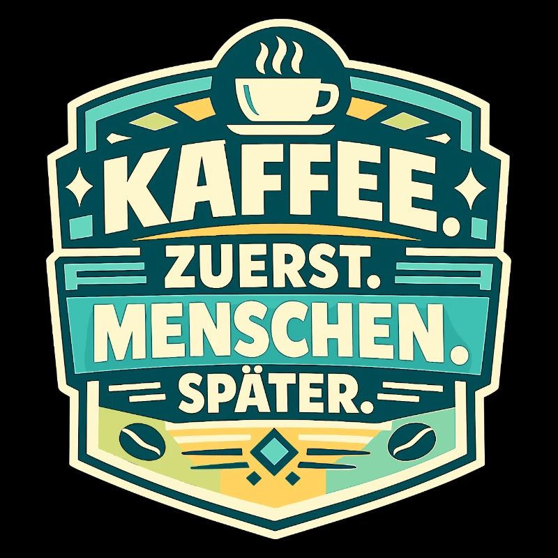 Kaffee zuerst, Menschen später