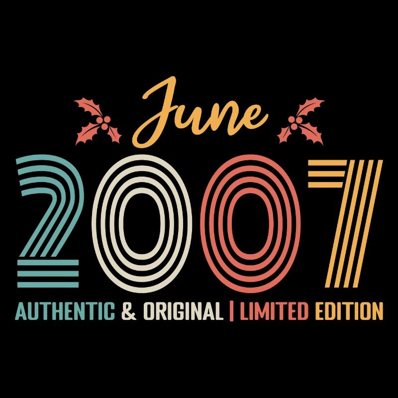 June 2007 Birthday June 2007 Retro June