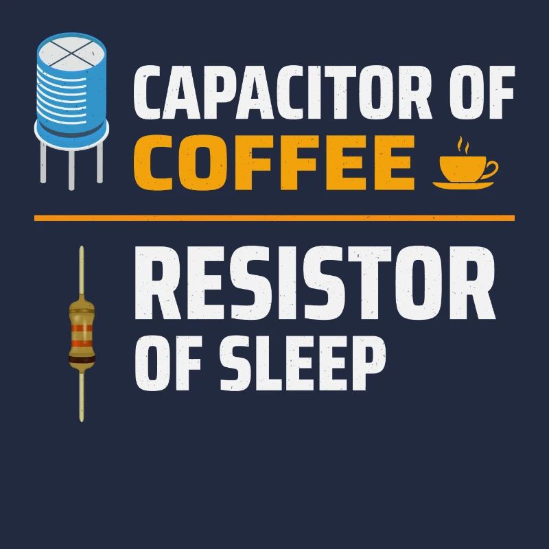 Elektriker: Kondensator des Kaffees, Widerstandsschlaf