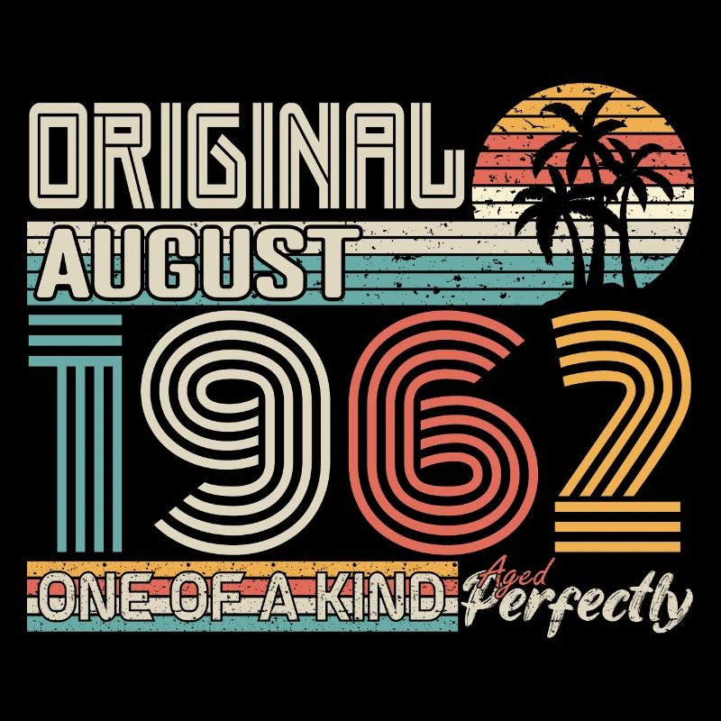 August 1960 anniversaire August 1960 cadeau
