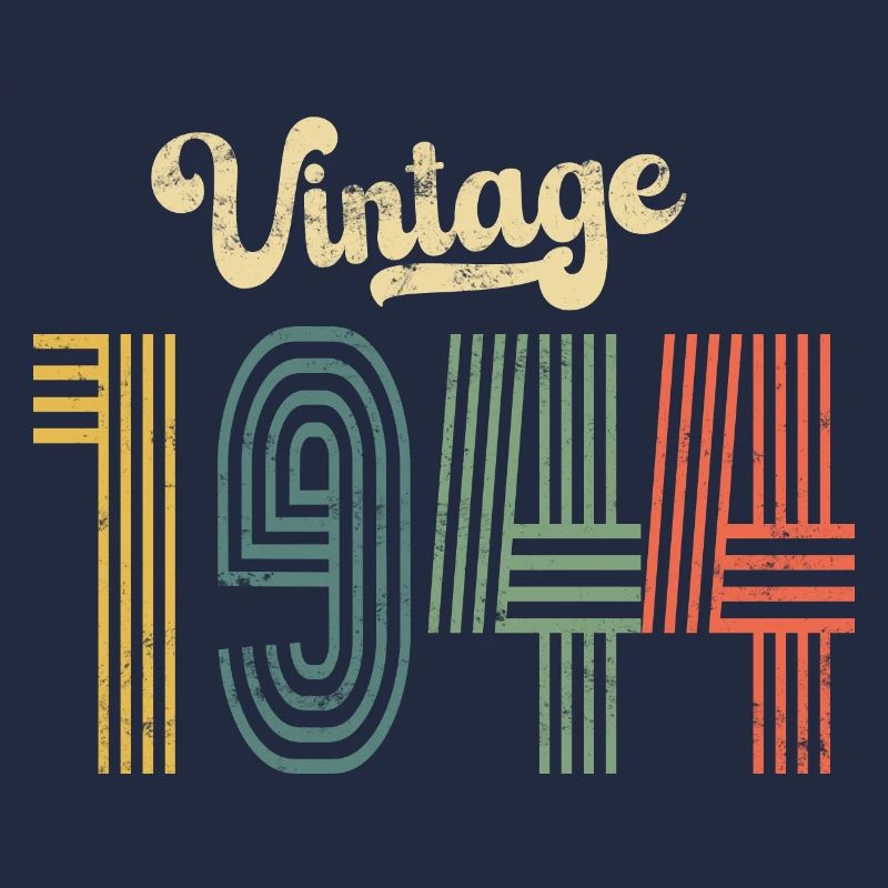 80ème Anniversaire Vintage 1944