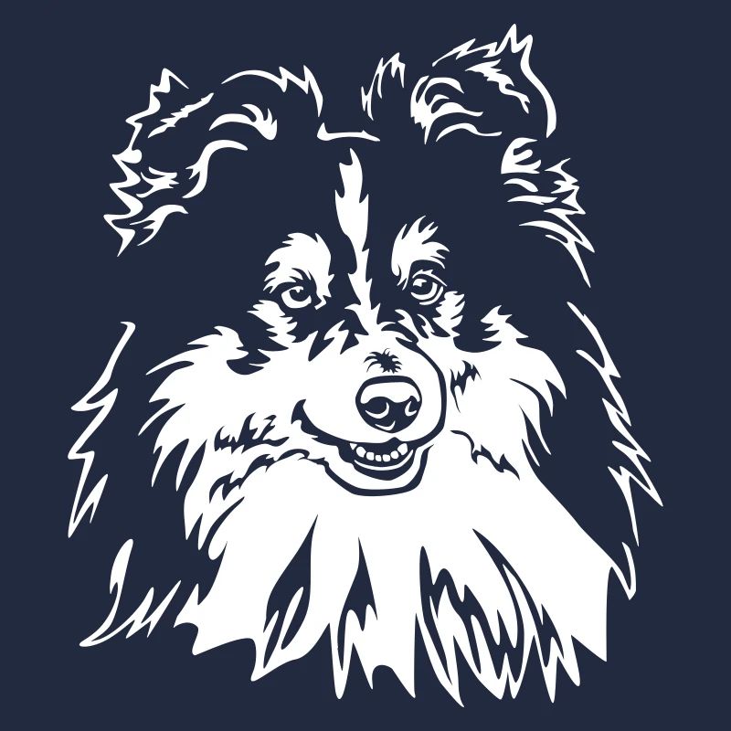 Sheltie Kopf "Black Edtion"