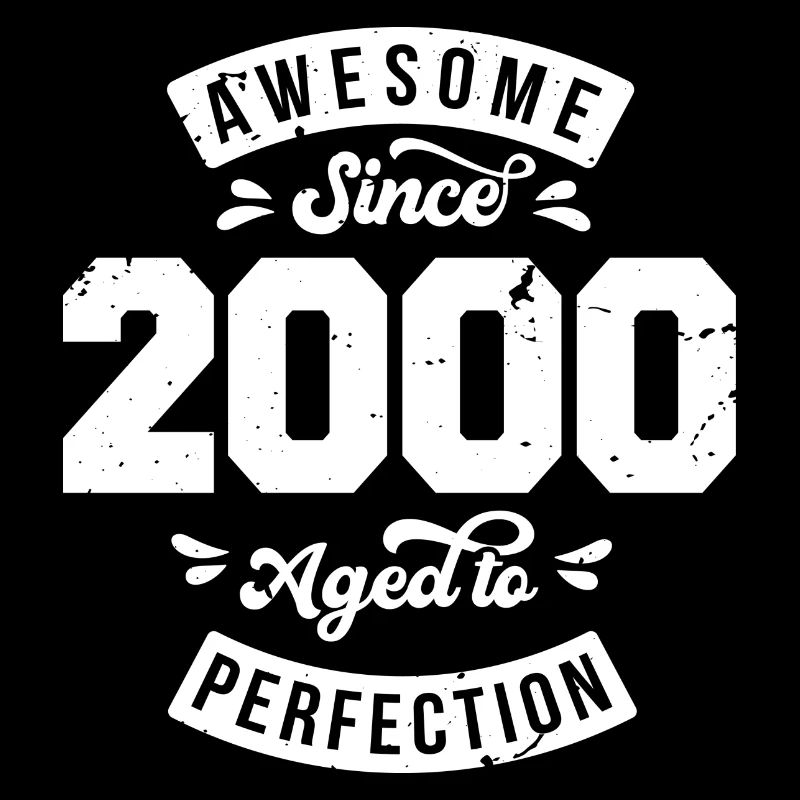 Vintage 2000 birthday - retro 2000