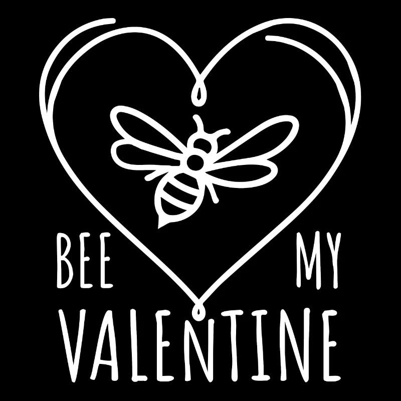 Bee ma Saint-Valentin la Saint-Valentin en disant chère femme