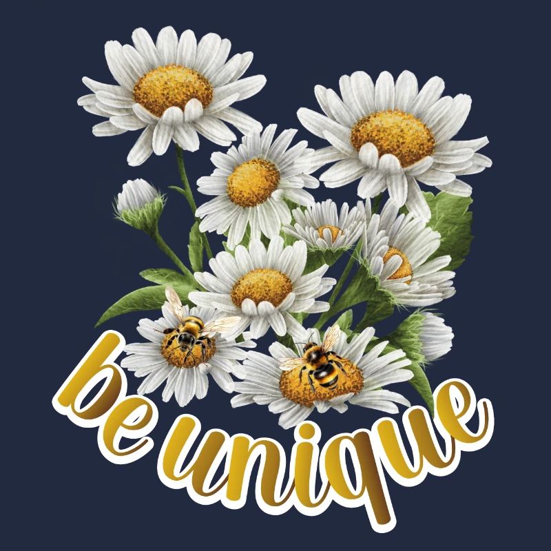 Sei einzigartig, Wiesenblume, Bienen