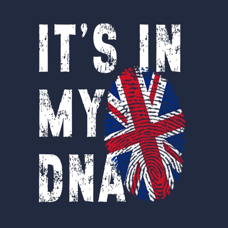 C’EST DANS MON ADN Drapeau britannique Angleterre Royaume-Uni Grande-Bretagne