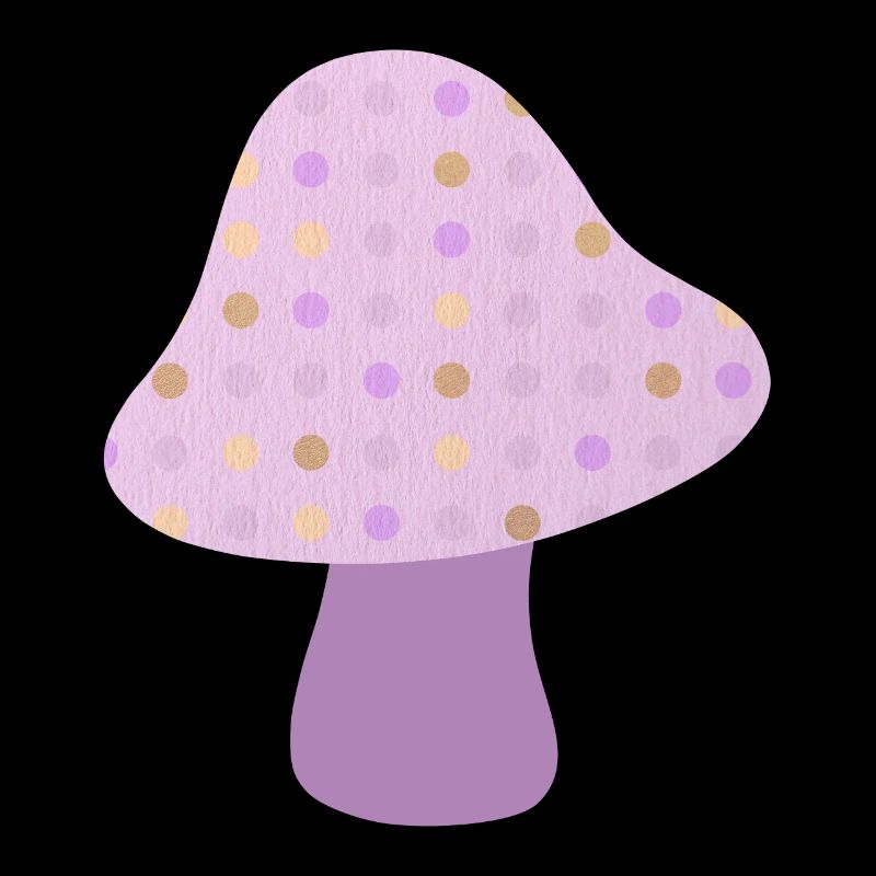 Pilz Herbst Dots Punkte Herbst Wald Kinderzimmer