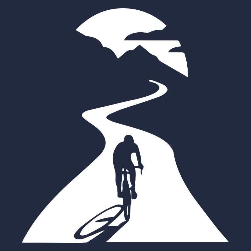 Cyclistes au clair de lune
