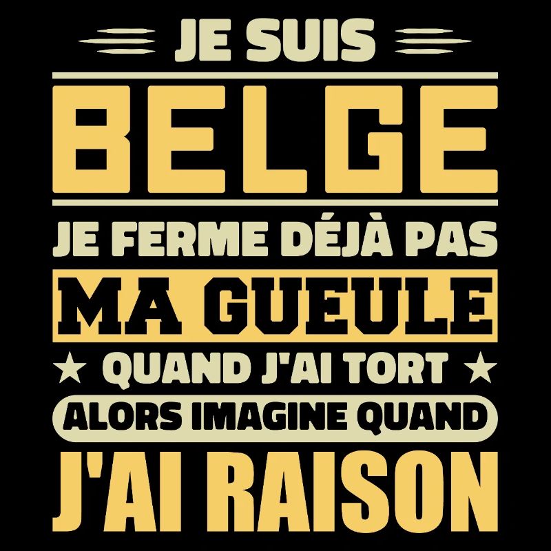 Ich bin Belgier - ich halte nicht den Mund