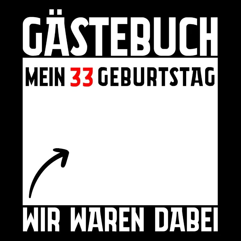 Gästebuch Mein 33. Geburtstag 33 Jahre Geschenk