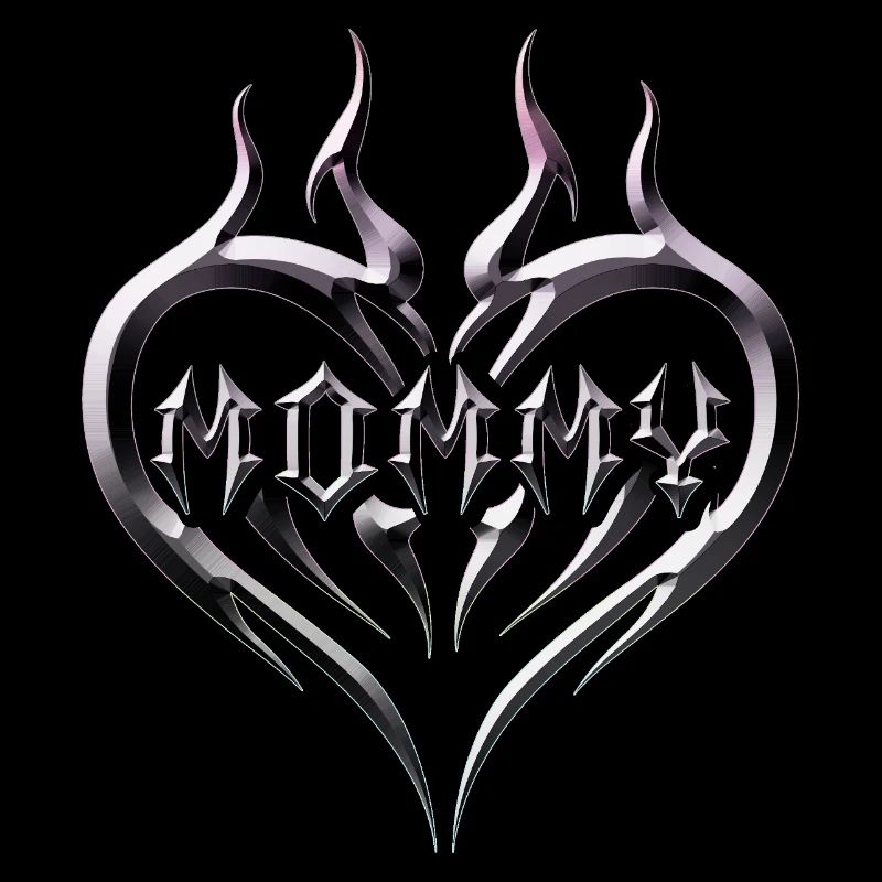 Tatouage de cœur tribal pour Emo et Goth