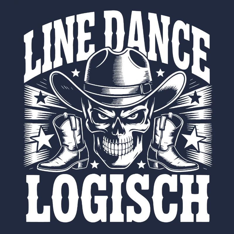 Line Dance Skull Western Boots