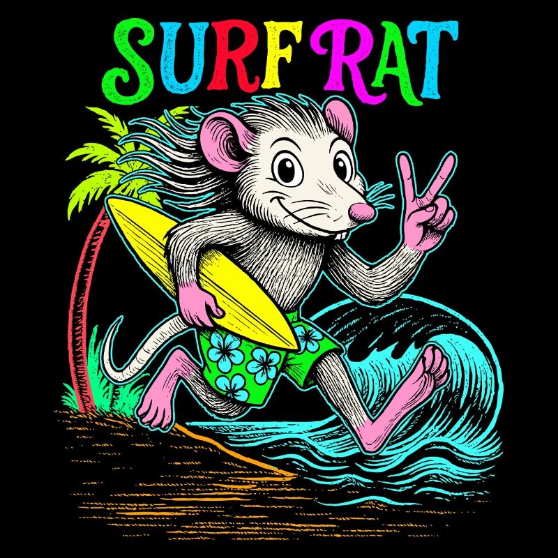 Surf Rat Surfing