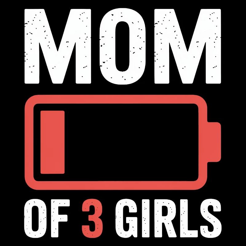 Icône de la pile de la maman de trois filles