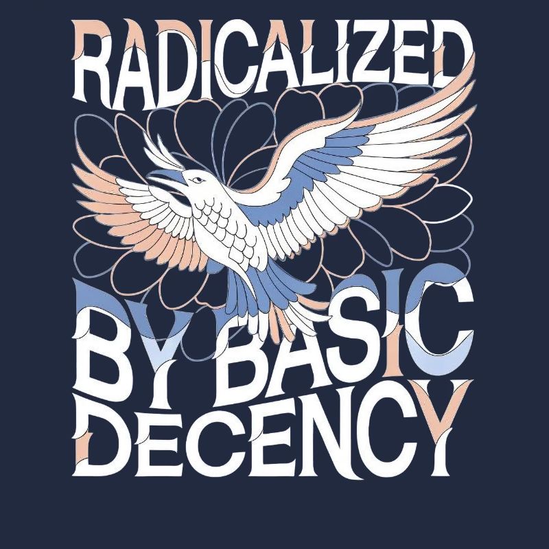 Radicalized by Basic Decency Statement Kunst