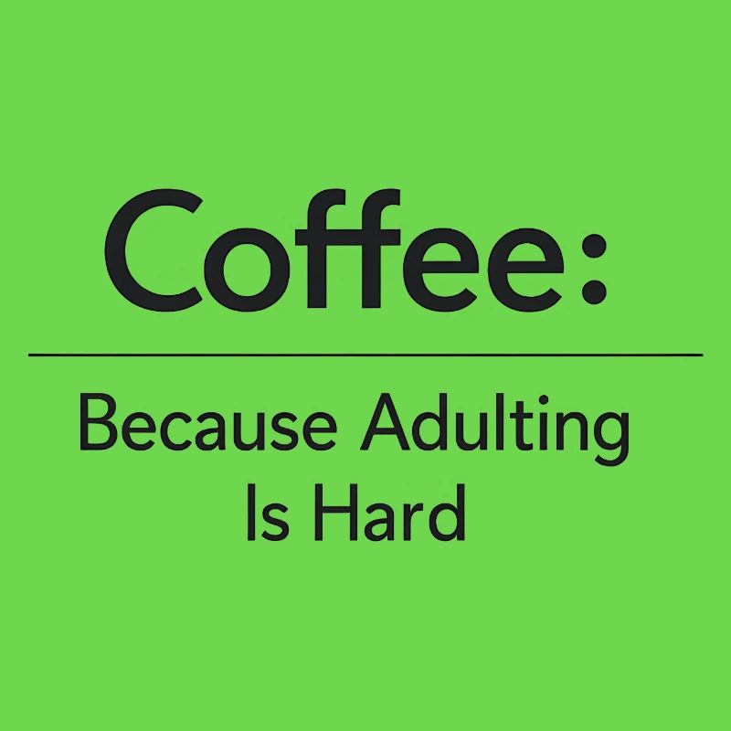 Coffee because murder is wrong