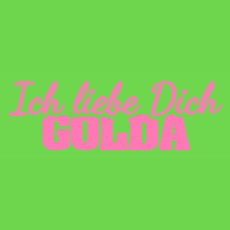 Chère Golda,