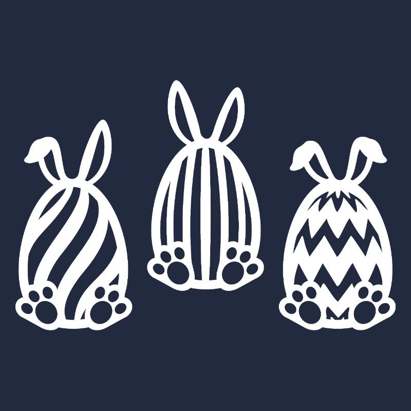 ŒUFS DE PÂQUES DE LAPINS DE PÂQUES