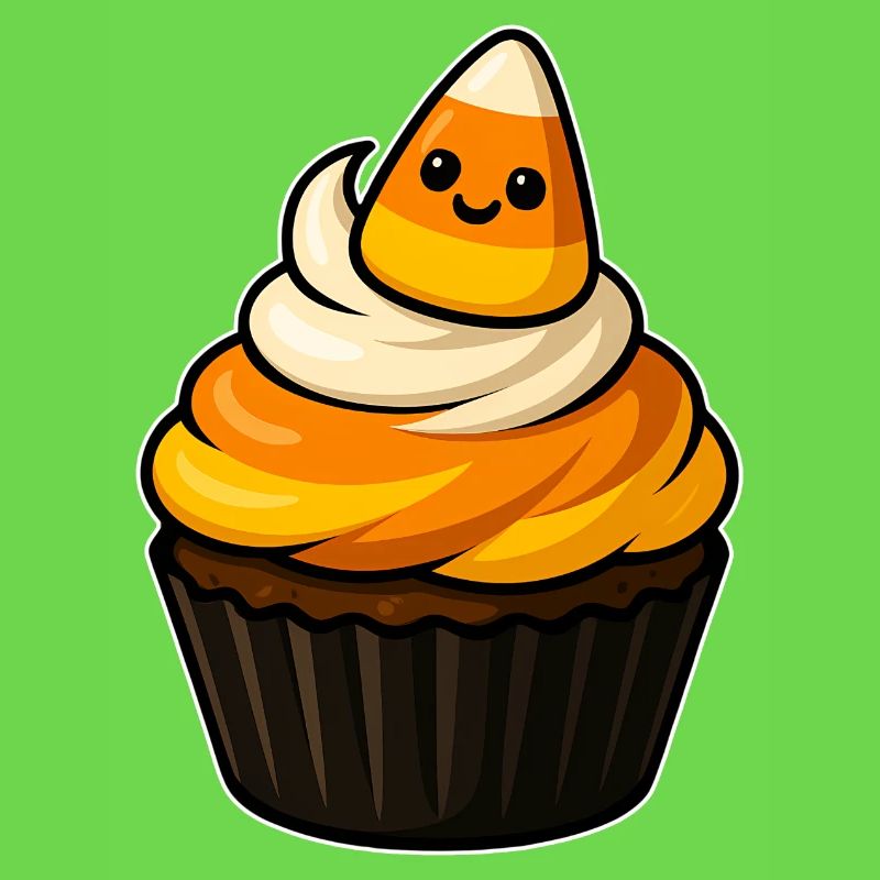 CandyCorn Cupcake Charme