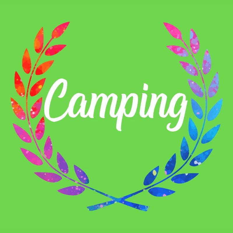 Camping Couleur Laurel Script