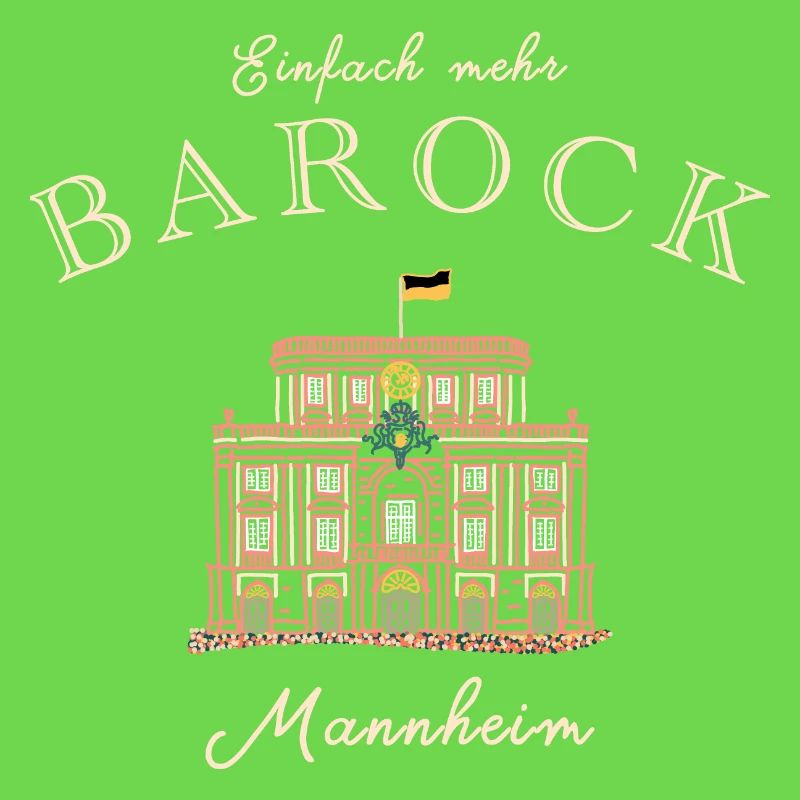 Mannheim, Palais baroque, Bade-Wurtemberg