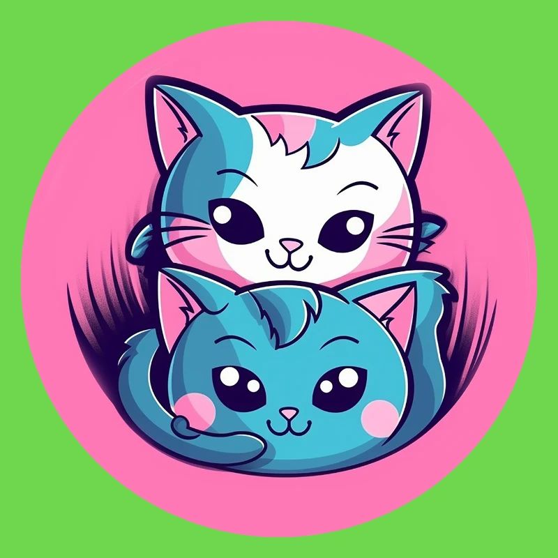 Duo de câlins chatons