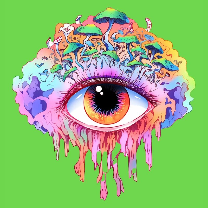 Œil arc-en-ciel