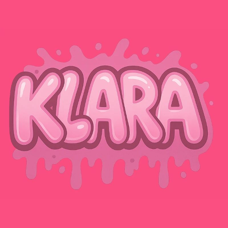 Graffiti KLARA Name, ideal printable gift