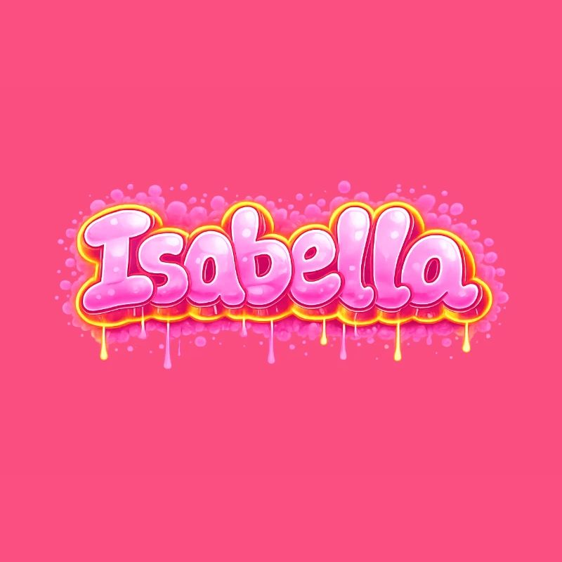 ISABELLA GRAFFITI NAME FOR PERFECT GIFT PRINTABLE 