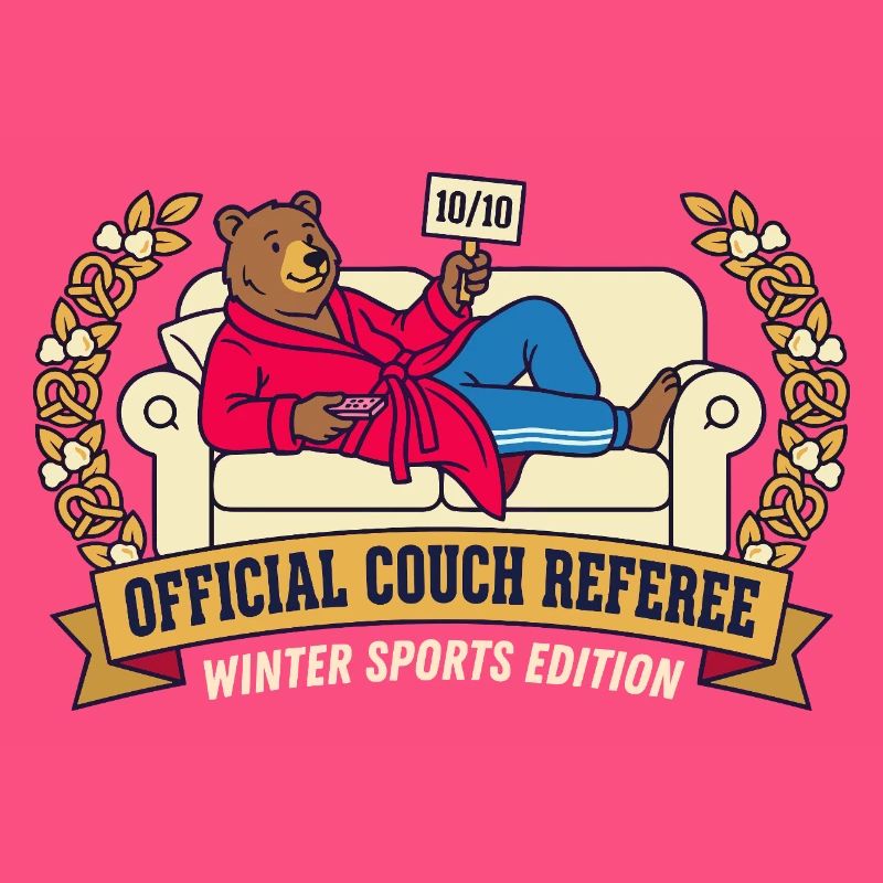 Official Couch Referee Bear