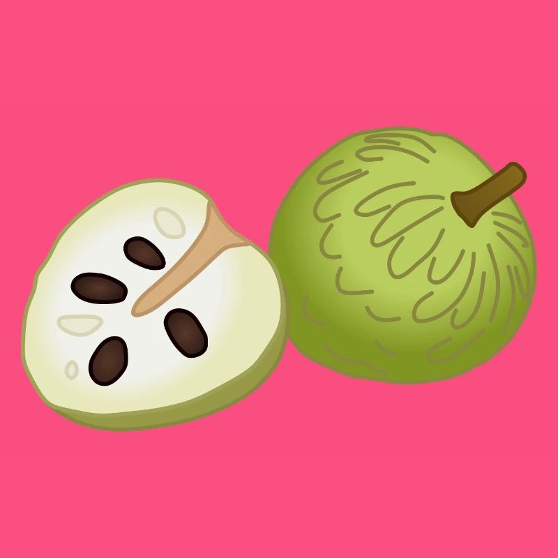 Puddingapfel-Scheibe Pop-Art
