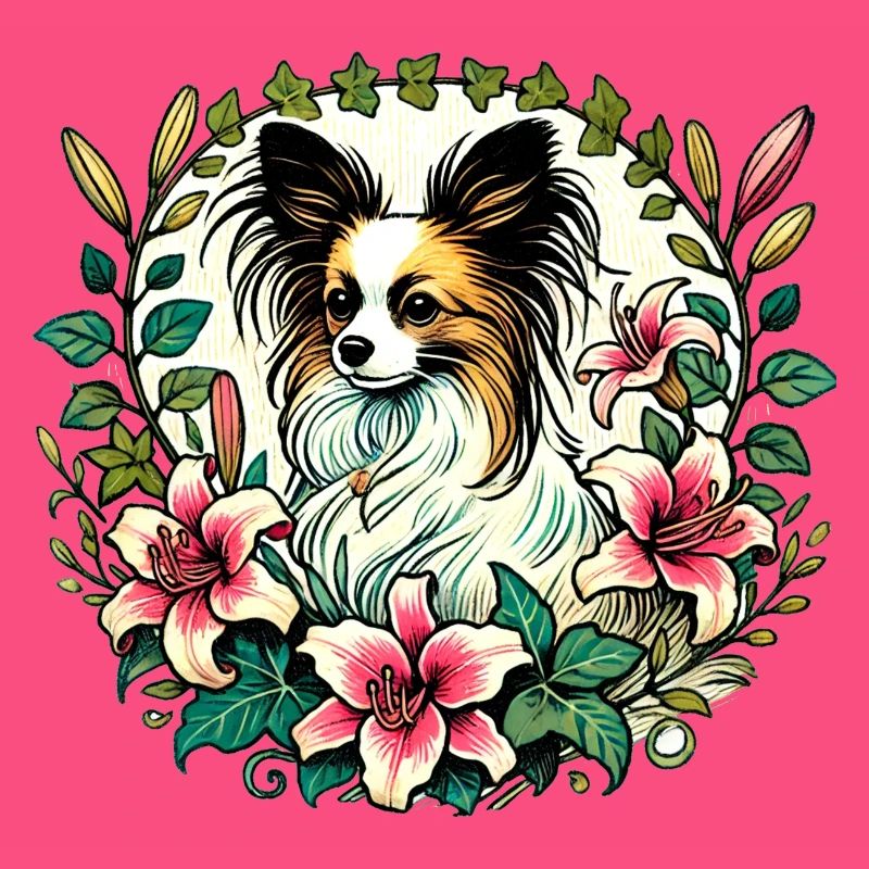 Papillon dog