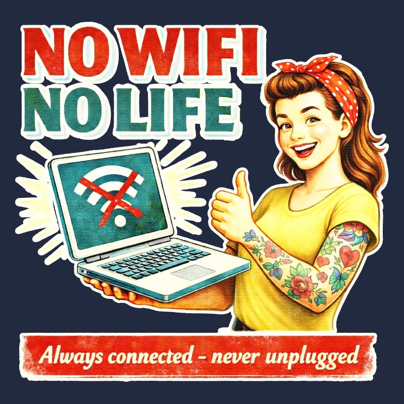 Pas de Wi-Fi, pas de vie rétro
