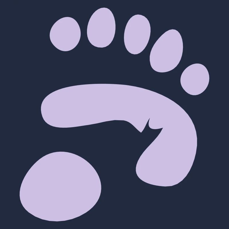 empreinte de patte de panda