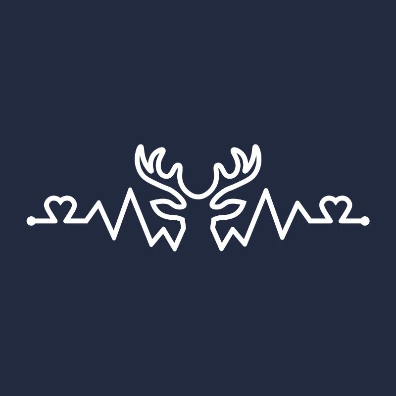 Hirschherzfrequenz und Herzen