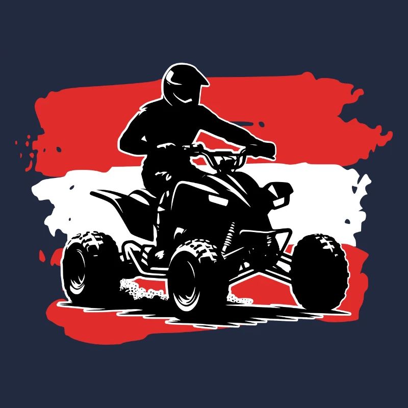 Drapeau de l’Autriche Quad