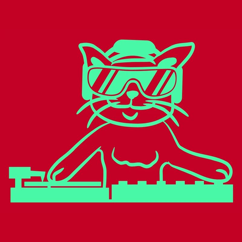 DJ Mixer Cat Kitten Pet