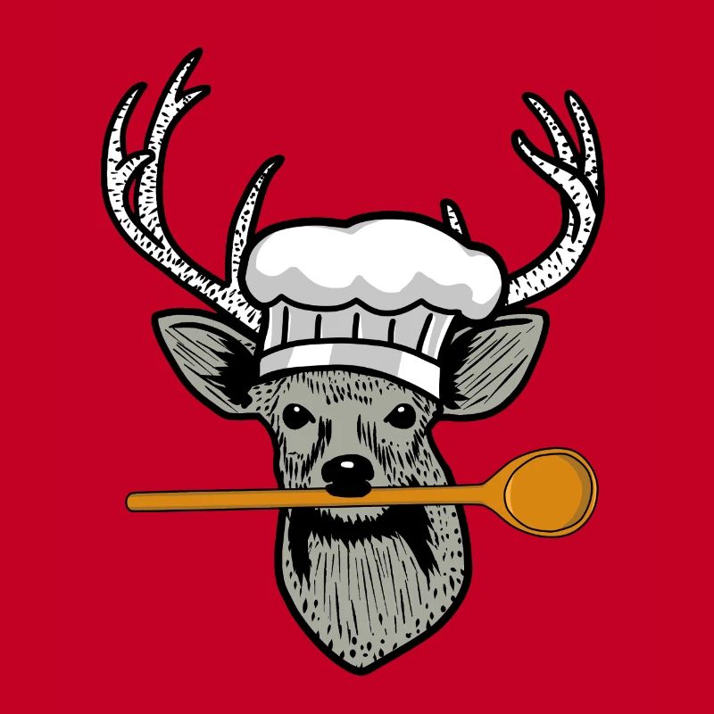 Willd Kitchen Chef Cooking Spoon Hirschkopf Restaurant