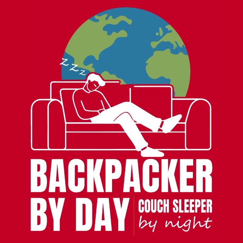 Backpacker by Day Couch Sleeper by Night
