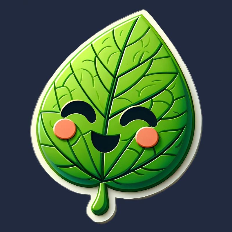 Smiling Spring Leaf