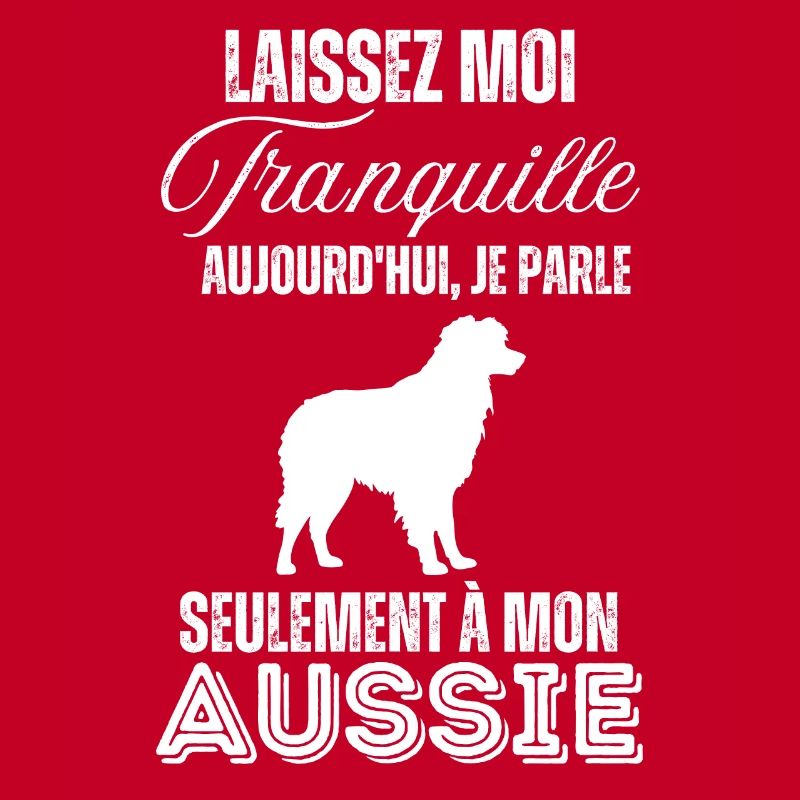 Chien de race aussie berger australien
