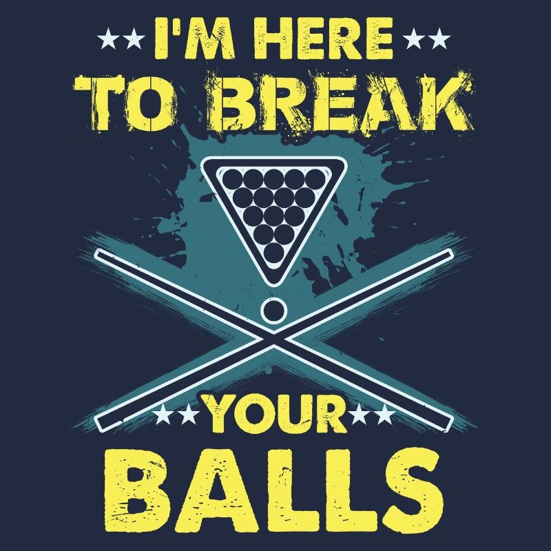 Billardspieler Geschenk Billard Queue Billardtisch