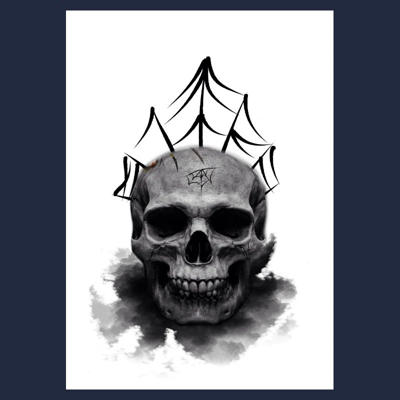 Crâne d’araignée morte