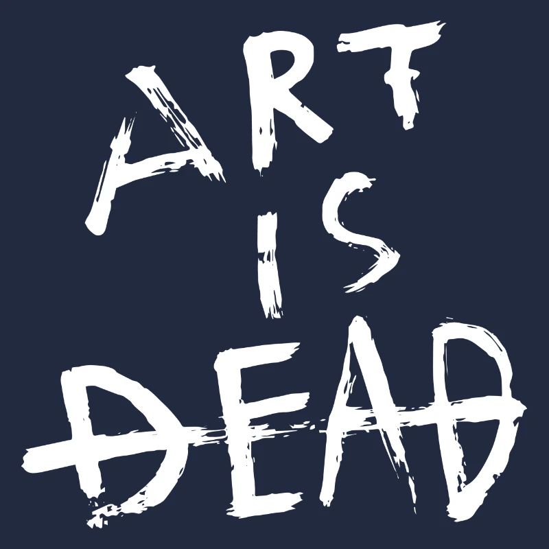 L’art est mort - Blanc