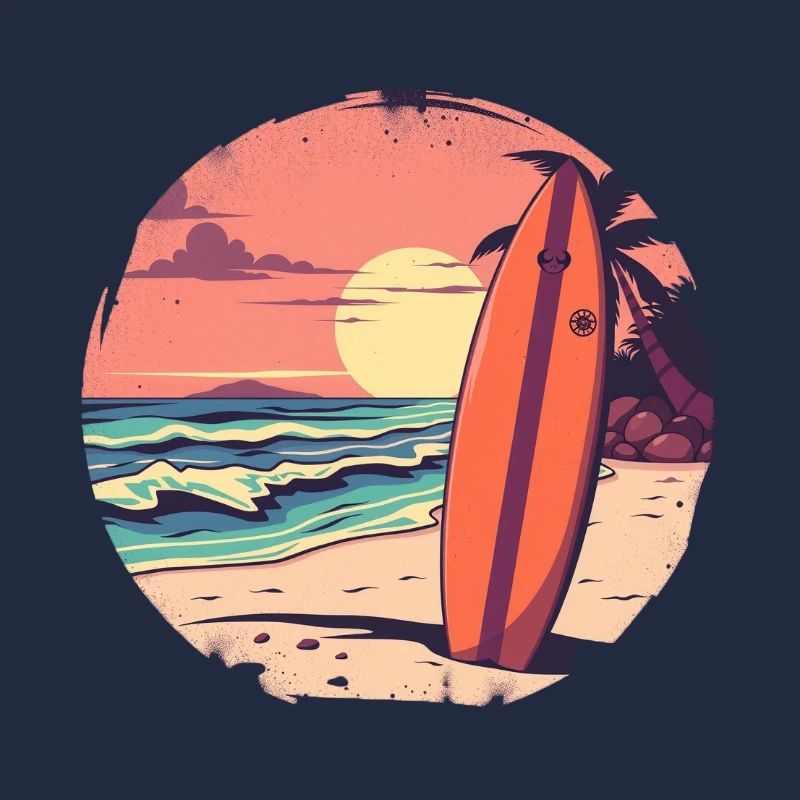 Retro Surf Vibes – Endloser Sommer