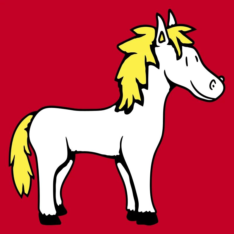Pferd Süß Pony Fohlen Pferdemädchen Niedlich Comic